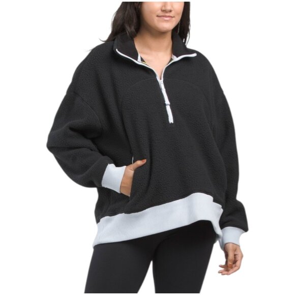 FREE PEOPLE MOVEMENT Hit The Slopes Quarter Zip Jacket - Picture 1 of 2